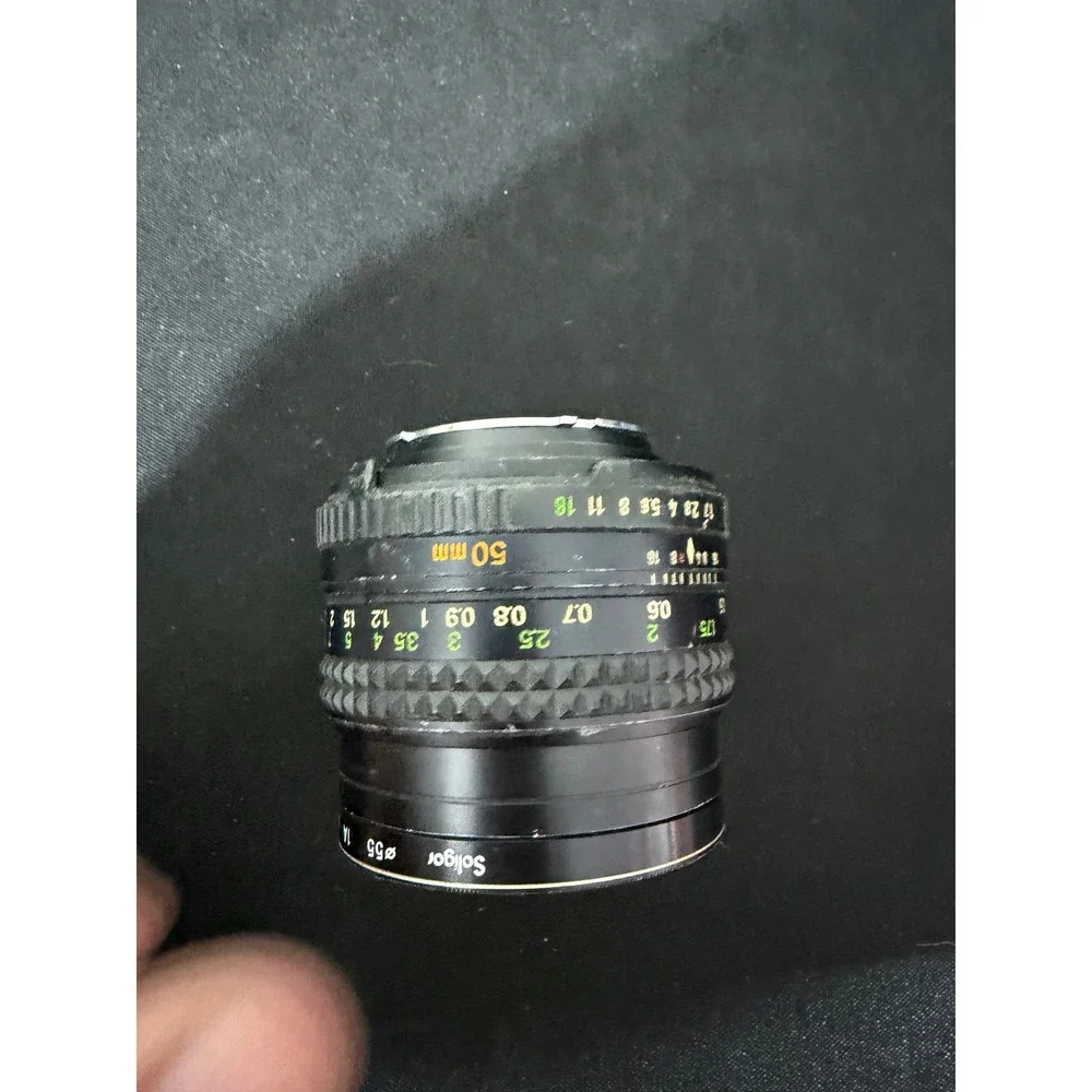 Minolta MD Rokkor-X 50mm 1:1.7 Lens Black Good Manual‎ Focus Prime SLR Lens